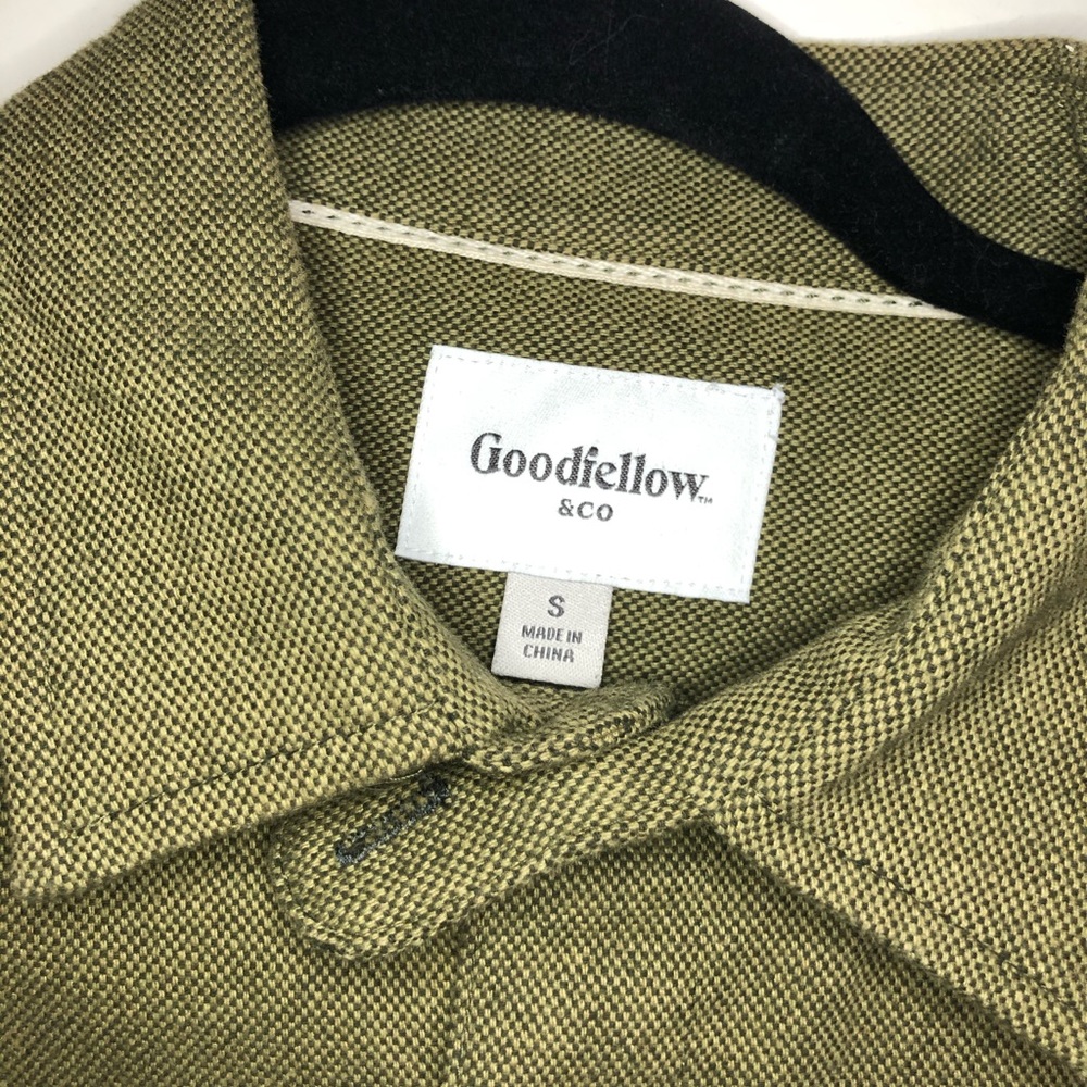 ❤️SOLD❤️GOODFELLOW - Mens Green Flannel - Picture 2 of 5
